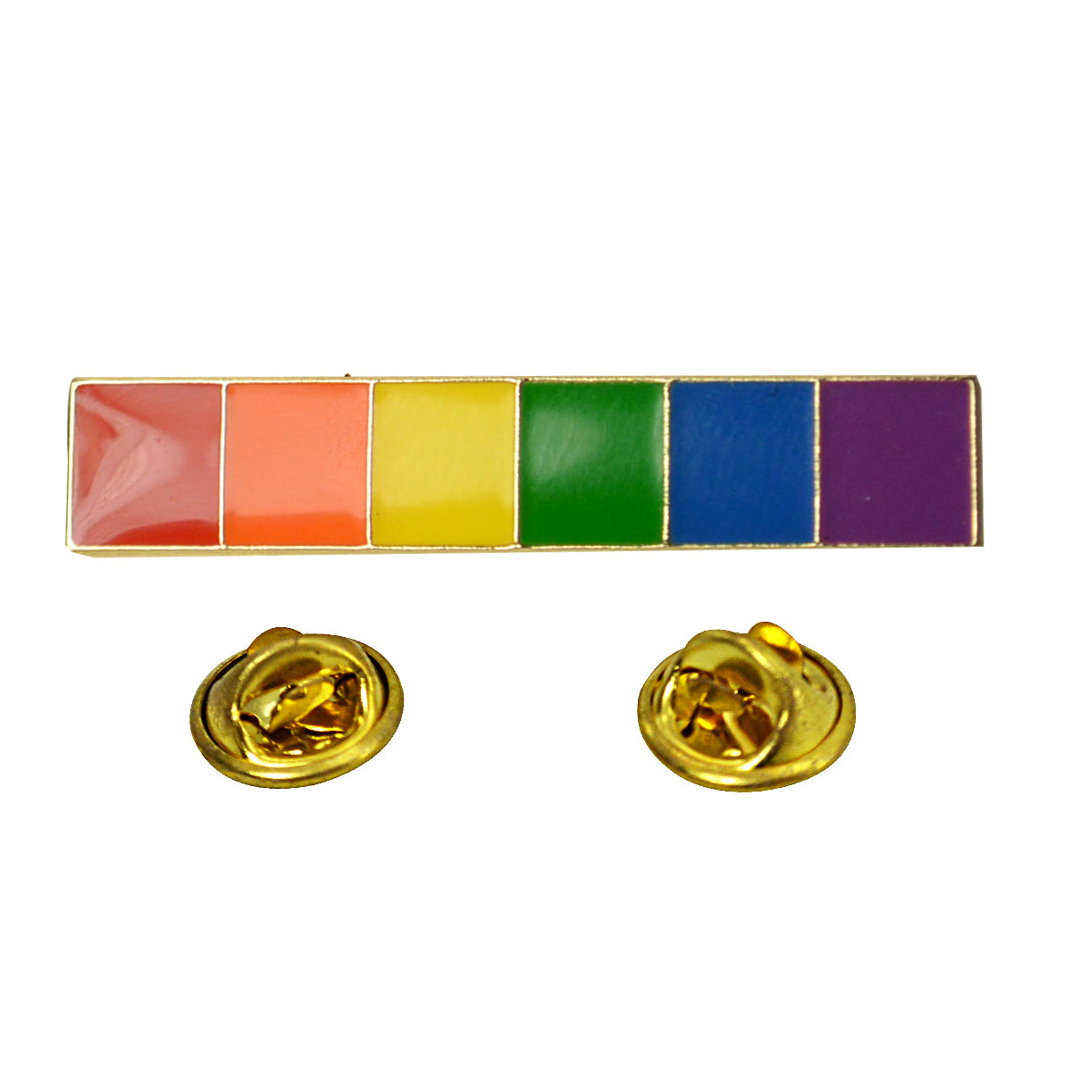 Rainbow lapel pins
