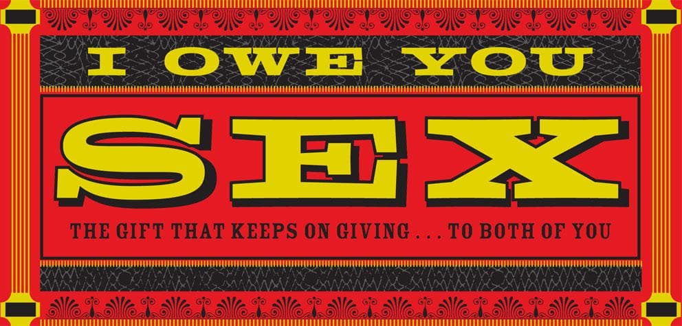 I Owe You Sex Coupons