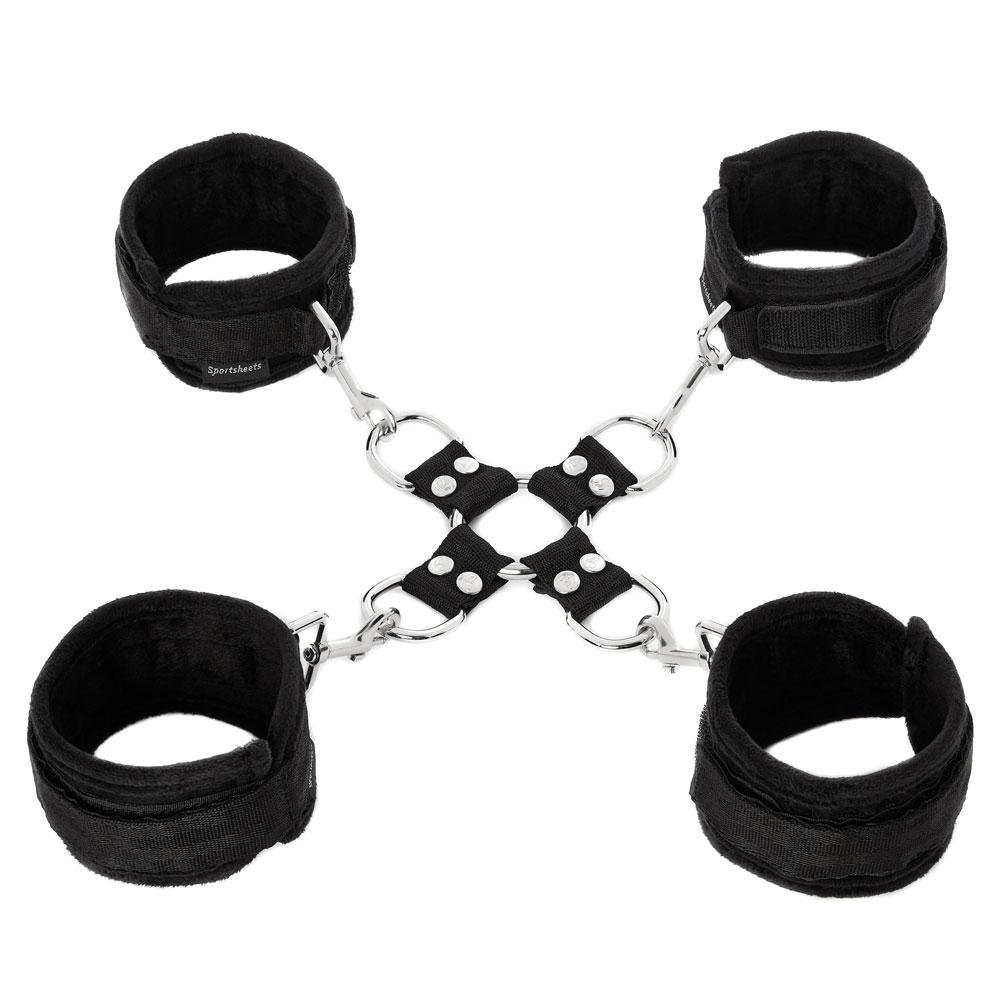 Sportsheets Premium 5 Piece Hog Tie and Cuff Set