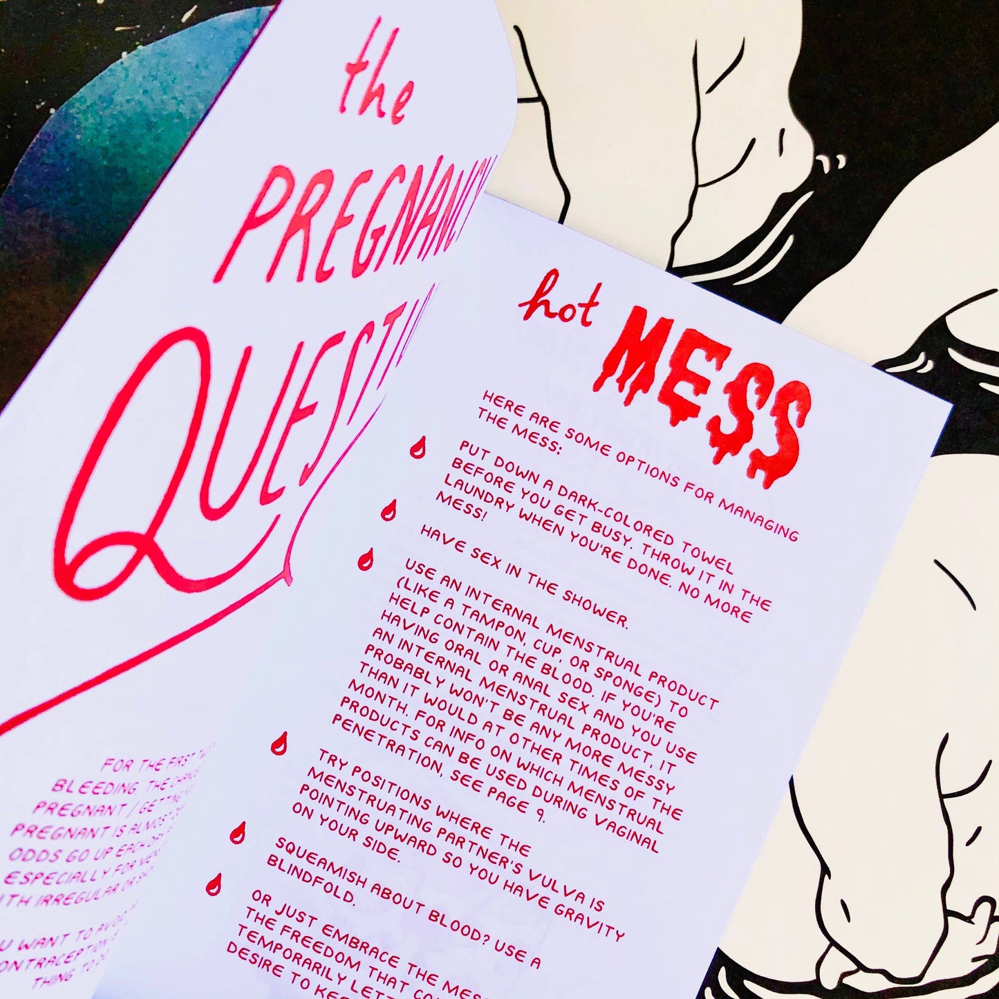 Period Sex Zine — Sex During Menstruation, Sex Education