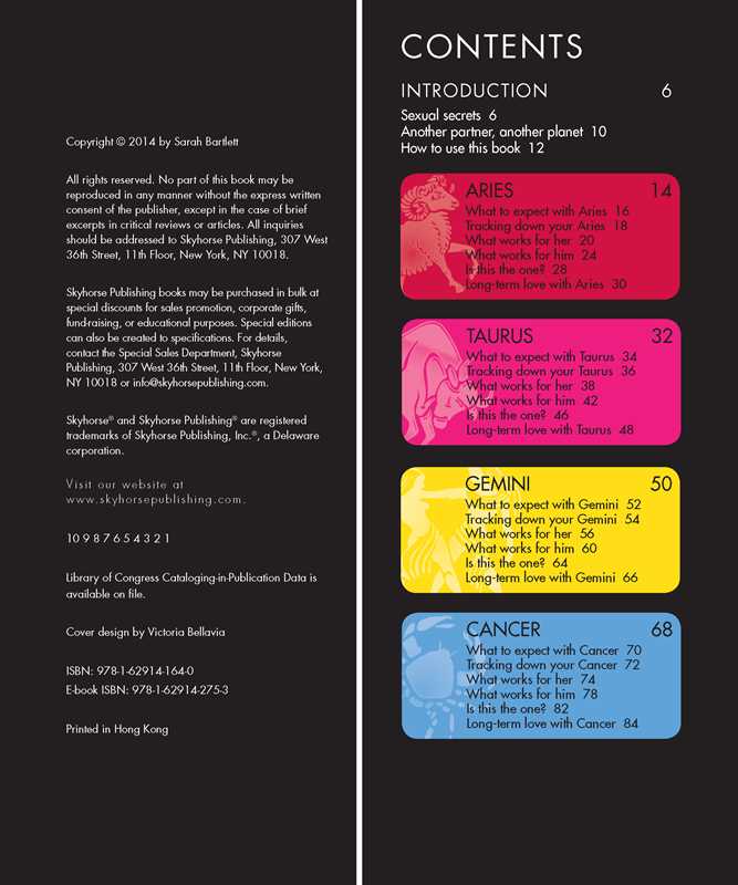 Astrology of Sex by Sarah Bartlett