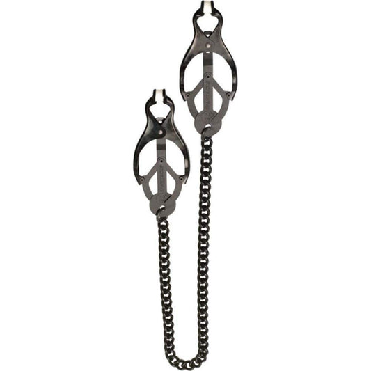 Spartacus Black Butterfly Clamp with Link Chain