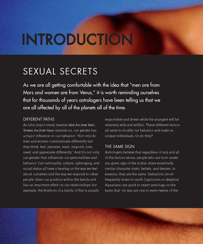 Astrology of Sex by Sarah Bartlett
