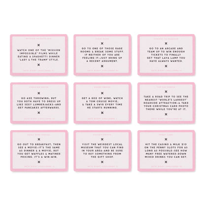 Date Night Challenge Cards