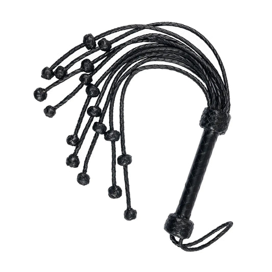 9 Tail Braided Flogger Whip