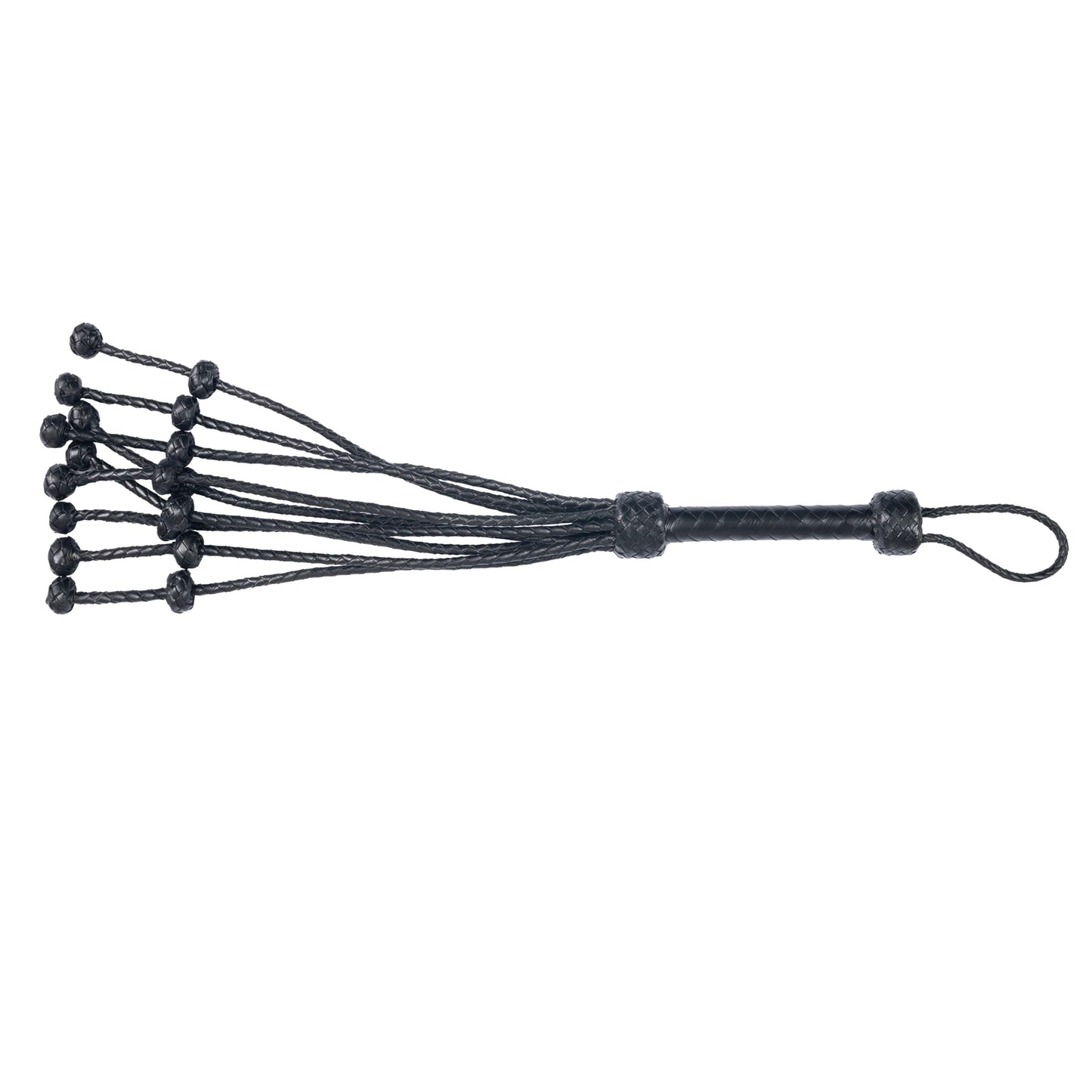9 Tail Braided Flogger Whip