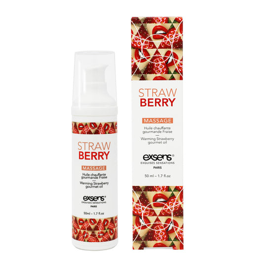 Exsens Warming Massage Oil (flavored)