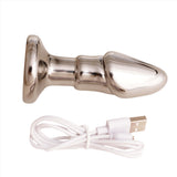 Black Opal Vibrating Glass Plug