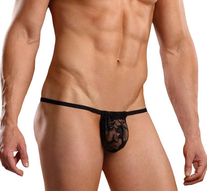 Floral Lace G-String Posing Strap