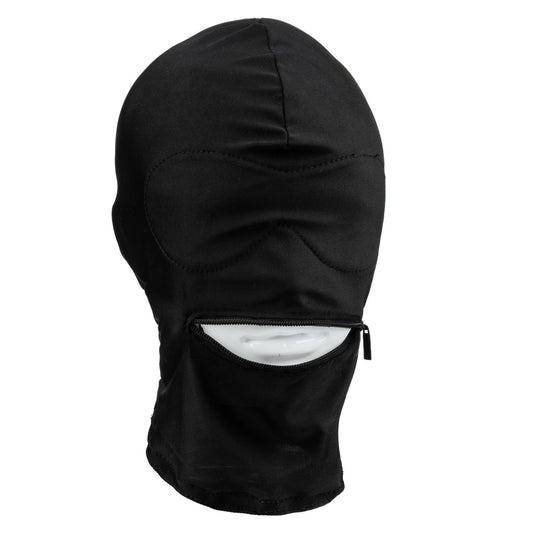 Fetish Hood with Zipper Mouth