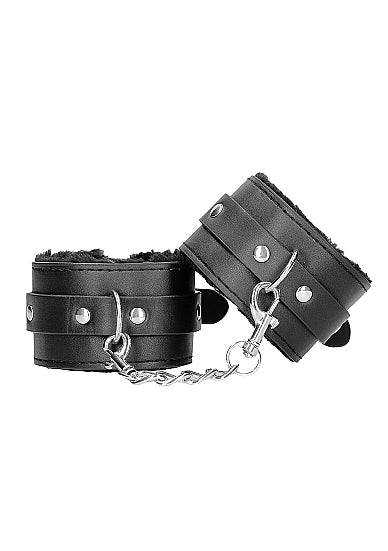 Bonded Leather Hand Cuffs with Straps