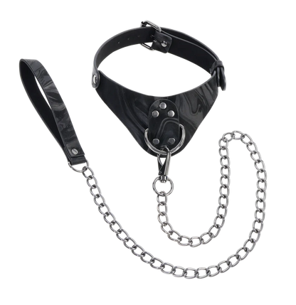 Velvet Noir Collar & Leash