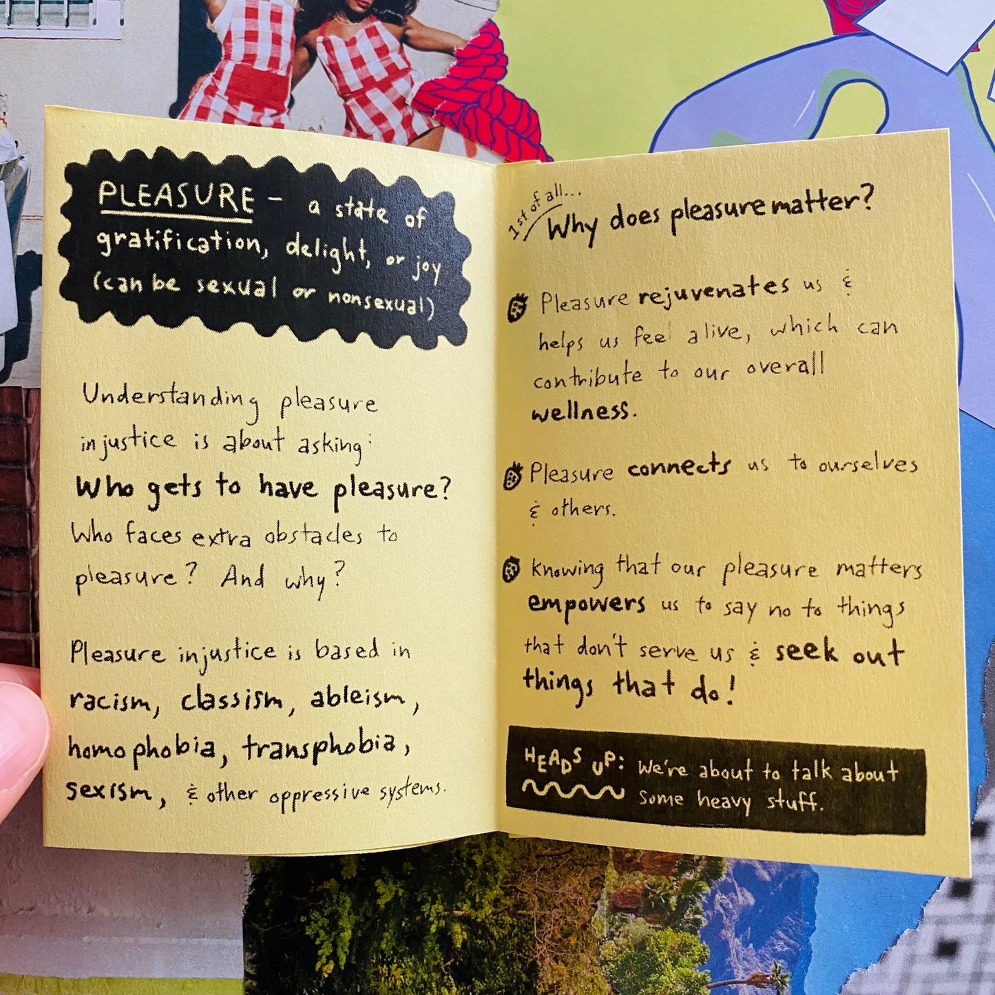 What is Pleasure Injustice? zine