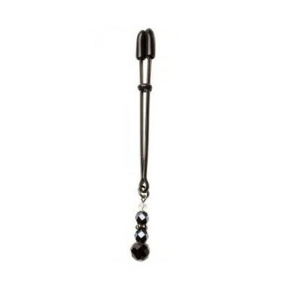 Spartacus Tweezer Clit Clamp Beaded with Black Glass