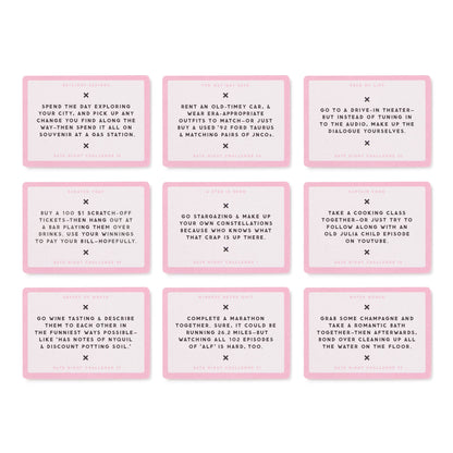 Date Night Challenge Cards