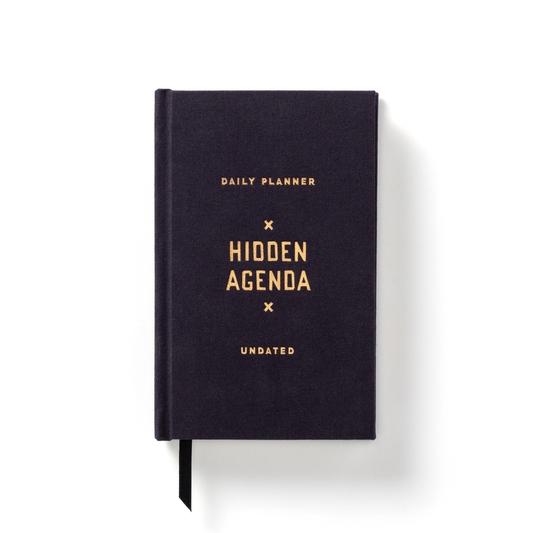 Brass Monkey Hidden Agenda Undated Mini Planner