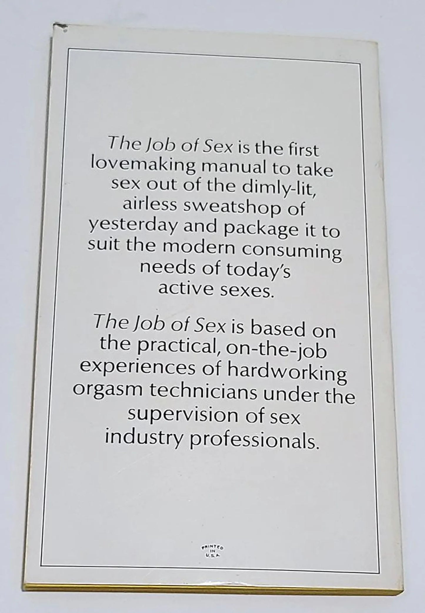 National Lampoon's The Job of Sex