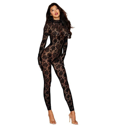 Lace Gloved Bodystocking