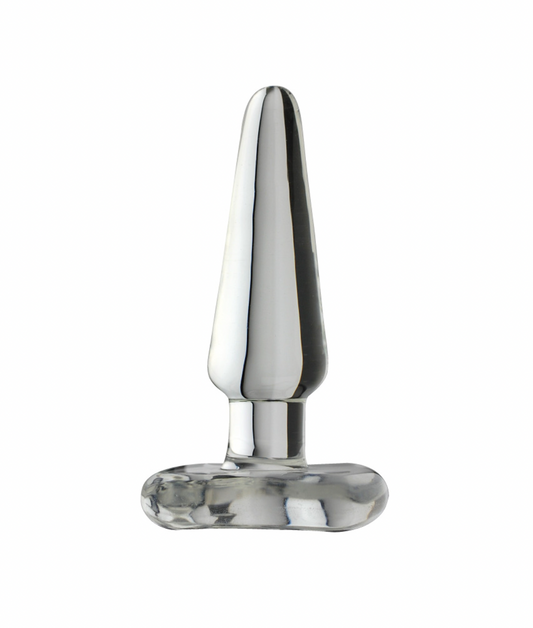 Spade Anal Glass Plug (Medium)